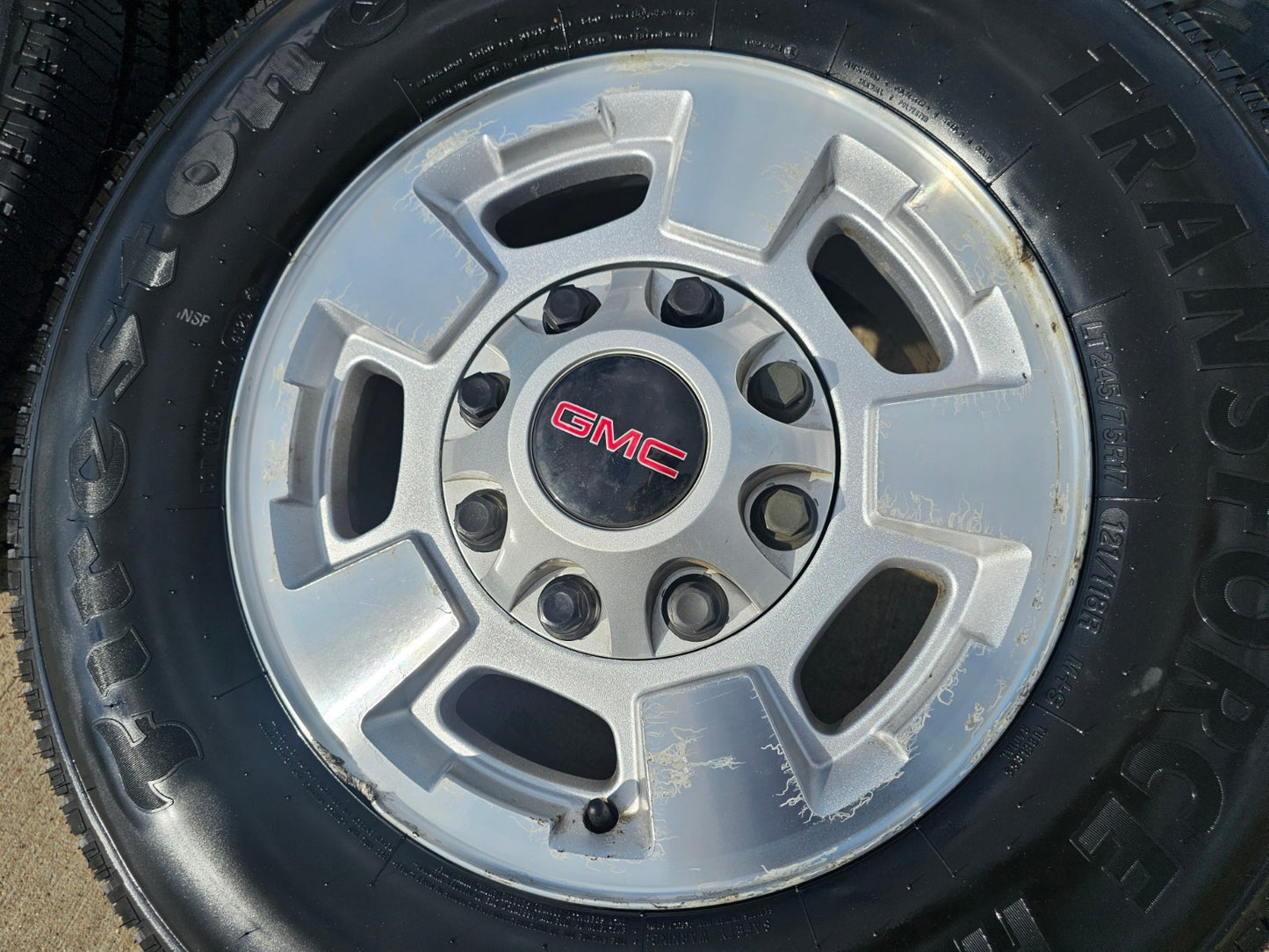17" GMC Sierra Chevy Silverado 2500 3500 OEM 5500 wheels rims FIRESTONE NEW