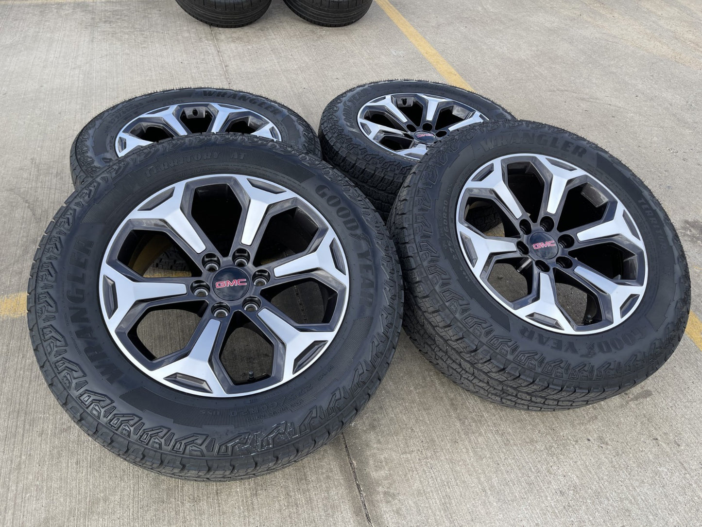 20" GMC Sierra Canyon Chevy Silverado OEM wheels rims 2024 2025 2026 2027 NEW