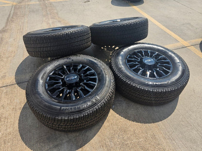 18" Chevy Silverado ALASKAN AT4X 2500 black OEM 14031 wheels rims 2024 2025 NEW