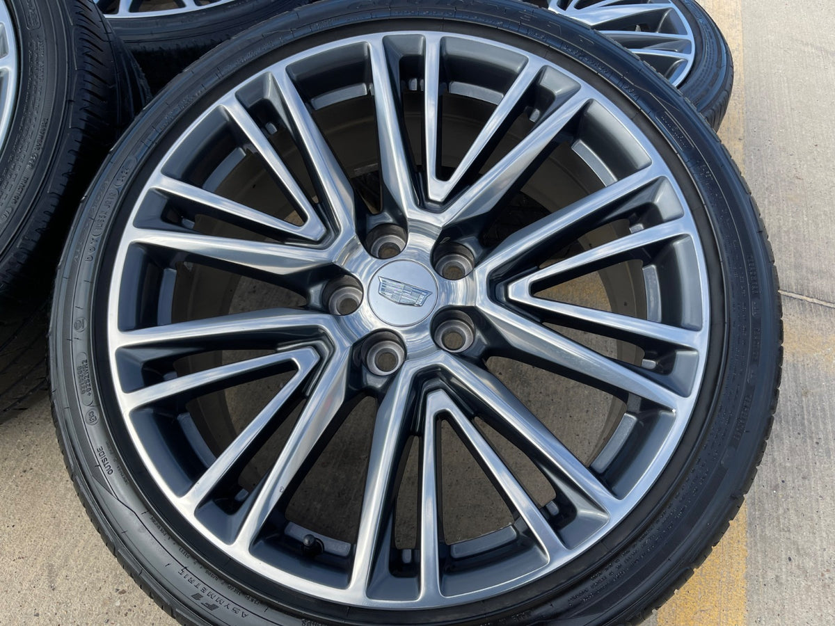 20" Cadillac CT5 CT5-V Platinum OEM 4843 wheels rims 2022 2023 2024 2025 2026