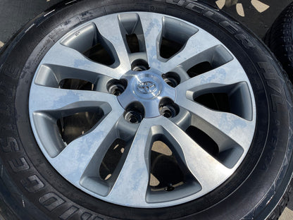 20" Toyota Tundra PLATINUM OEM 69533 SET wheels rims 5x150 tires BRIDGESTONE
