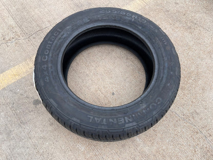 (1) 255/55/19 Continental 4X4 Contact tire 255/55R19 111V M+S XL NEW