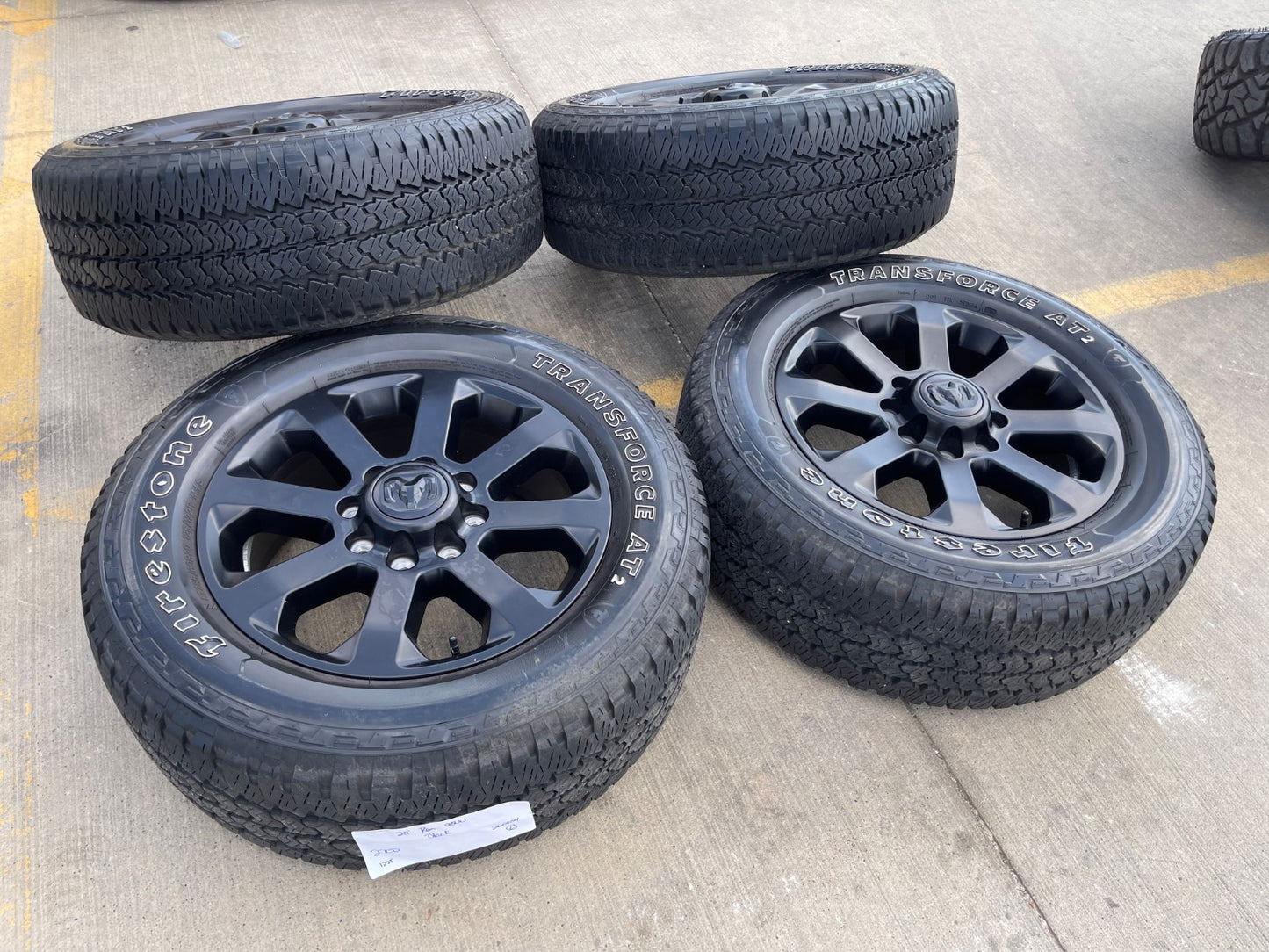 20" Dodge Ram 2500 3500 LARAMIE OEM 2700 SET wheels rims 2024 2025 2026 2027