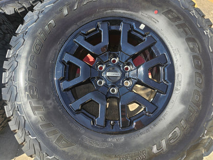 17" Ford F-150 Raptor Bronco OEM 10461 rims wheels 2026 2027 BFG A/T SET 37" NEW