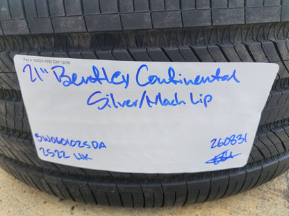 (1) 21" Bentley Continental OEM wheel rim Mulliner Flying Spur GT Spare