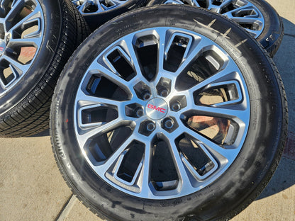 22" GMC Yukon Sierra DENALI OEM wheels rims Tahoe tires 2024 2025 2026 NEW