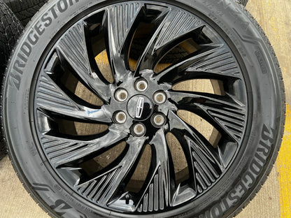 22" Lincoln Navigator OEM 10665 rims wheels BLACK LABEL 2026 2027 BRIDGESTONE