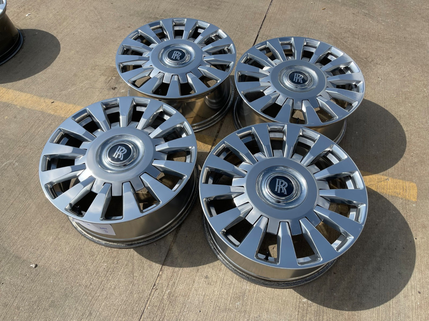 22" Rolls Royce Phantom OEM wheels rims FORGED 5x120 Wraith Ghost Dawn SET