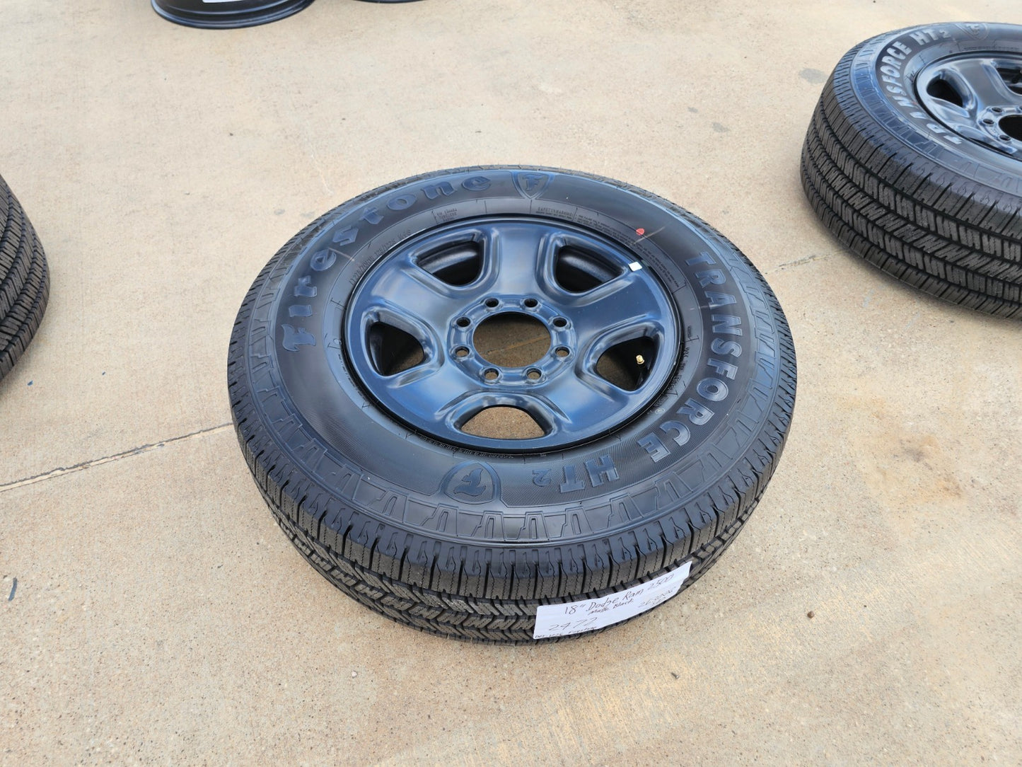 18" Dodge Ram 2500 3500 STEEL black OEM 2473 wheel rim tire 2025 2026 2027 NEW