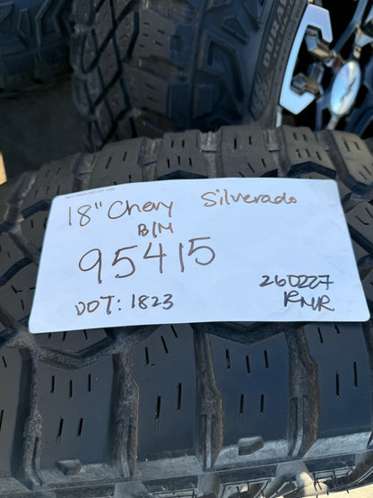 18" Chevy Silverado ZR2 Tahoe TRAIL BOSS Sierra OEM 95415 wheels rims GOODYEAR