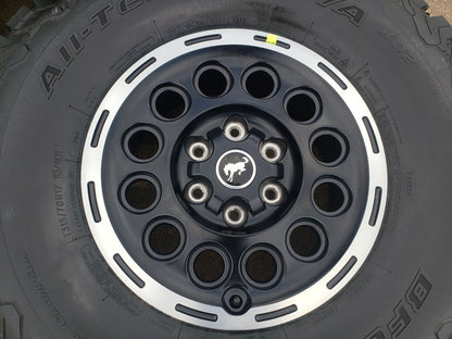 17" Ford Bronco HERITAGE SASQUATCH wheels rims tires 35" BFG NEW
