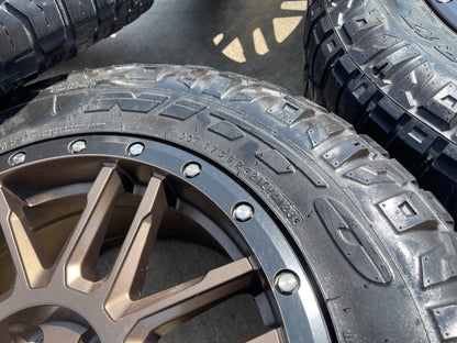 17" 17x8 Black Rhino Arches BRONZE Ford Maverick Bronco Sport rims wheels SET