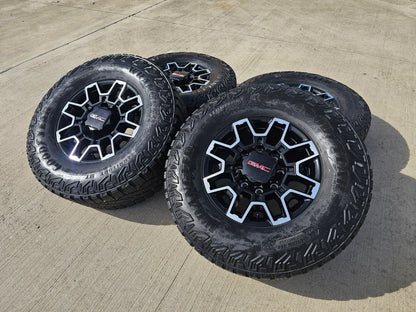 18" GMC Sierra AT4X Chevy Trail Boss 2500 OEM 14136 wheels rims GOODYEAR 35"