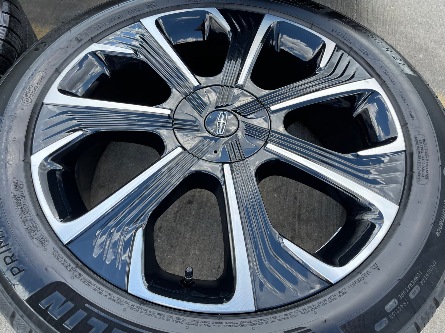 21" Lincoln Nautilus Black Label OEM 10563 rims wheels 2025 2026 NEW MICHELIN