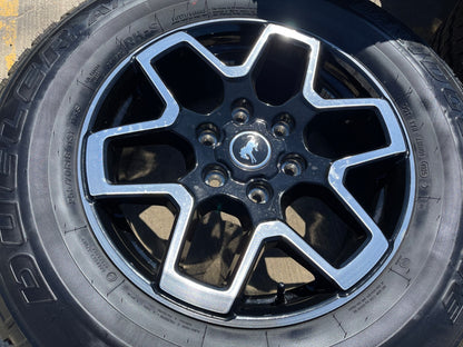 18" Ford Bronco wheels rims black 95213 Ranger SET 2024 2025 2026 2027 NEW