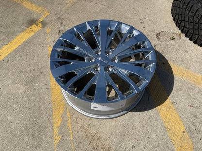22" Escalade Chevy Tahoe Silverado OEM 5945 chrome wheel rim 2022 2023 2024