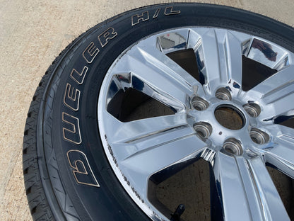 20" Ford F-150 Expedition OEM 10171 Lariat rim wheel tire CHROME single spare
