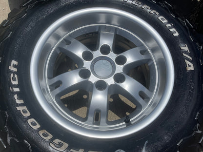 17" Toyota FJ Cruiser BBS TRD PRO 4Runner Tacoma OEM wheels rims BFG KO2 A/T NEW