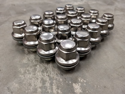 (20) 12x1.5 OEM Toyota Camry lug nuts polished Avalon Corolla Rav-4 Lexus RX350