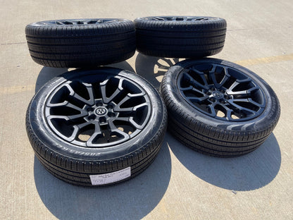 22" Dodge Ram 1500 OEM 95987 LIMITED Laramie wheels rims black 2025 2026 SET