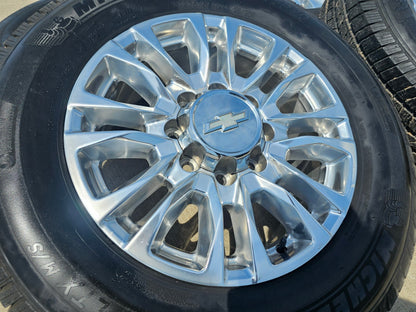 20" Chevy Silverado High Country 2500 3500 OEM 5961 wheels rims tires MICHELIN
