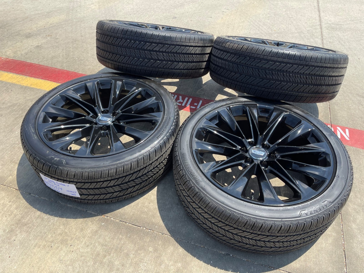 24" Cadillac Escalade V OEM ONYX wheels rims 2024 2025 2026 2027 SET NEW