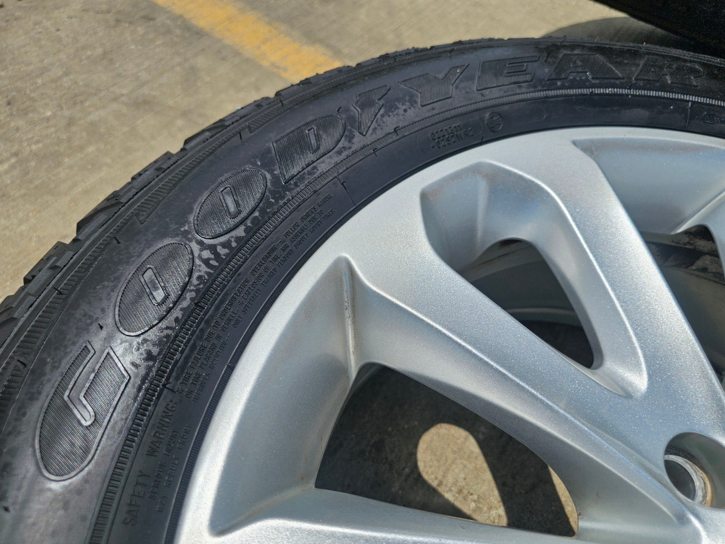 20" Range Rover OEM 72245 wheels rims Land Defender tires SET GOODYEAR A/T
