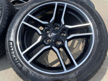 18" Ford Mustang GT OEM 10157 wheels rims SET 2021 2022 2023 2025 2026 MICHELIN