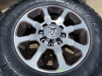 20" Dodge Ram 2500 3500 LARAMIE OEM 2698 wheels rims TAN SET TOYO A/T3 35" NEW
