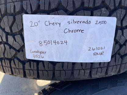 20" Chevy Silverado ZR2 GMC Sierra CHROME 2500 3500 OEM 95685 wheels rims NEW