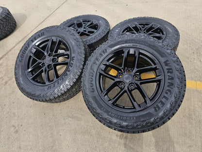 18" Jeep Grand Cherokee L OEM wheels rims 9286 Durango black 2023 2024 2025 NEW