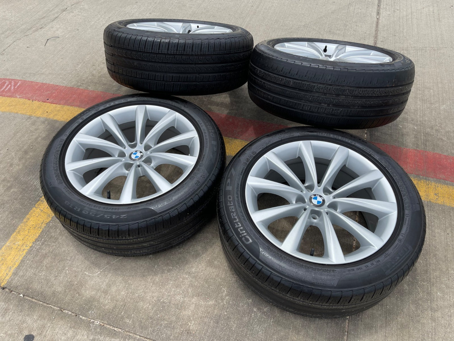 18" BMW 640i 740i 750i 840i GT 5 6 7 8 Series OEM 86272 wheels rims PIRELLI