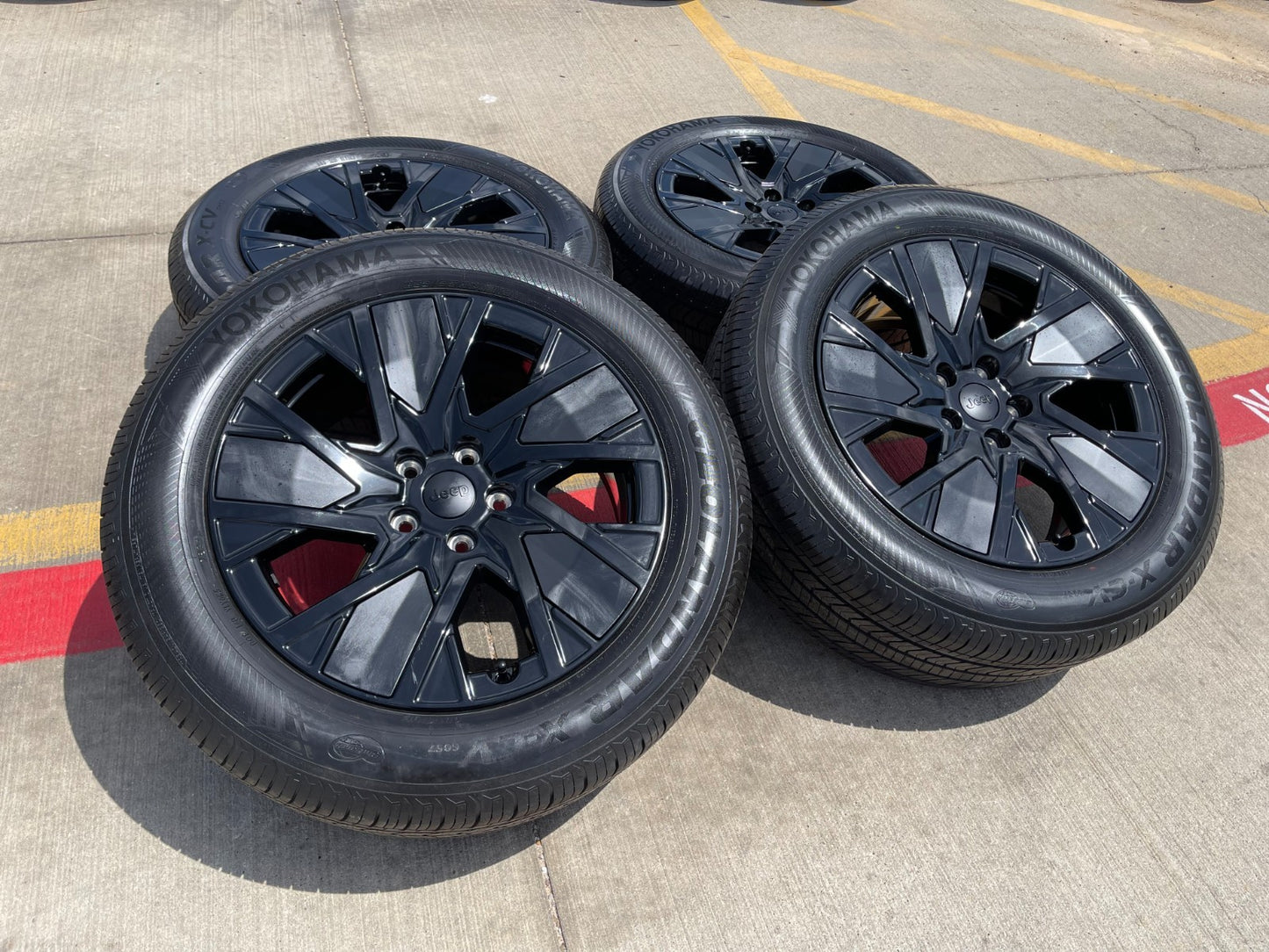 20" Jeep Grand Cherokee L OEM wheels rims Durango SET 2024 2025 2026 2027 NEW