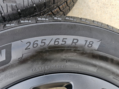 18" Toyota Land Cruiser OEM TRD wheels rims 95952 Tundra Sequoia MICHELIN NEW