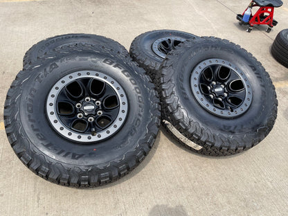 17" Ford F-150 Raptor OEM BEADLOCK rims wheels 10459 95210 BFG KO2 37" tires NEW