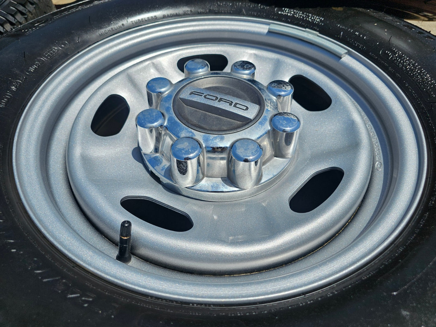 17" Ford F-250 F-350 OEM 3828 wheels rims SET 2024 2025 2026 MICHELIN A/T2 NEW