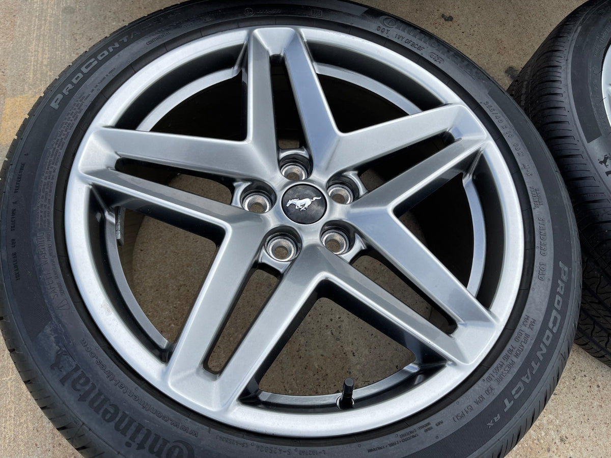 19" Ford Mustang Stealth GT OEM 10595 wheels rims 2023 2024 2025 2026 NEW