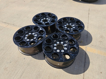 20" Ford F-250 F-350 OEM black Lariat SET 10299 10484 wheels rims 2025 2026 NEW