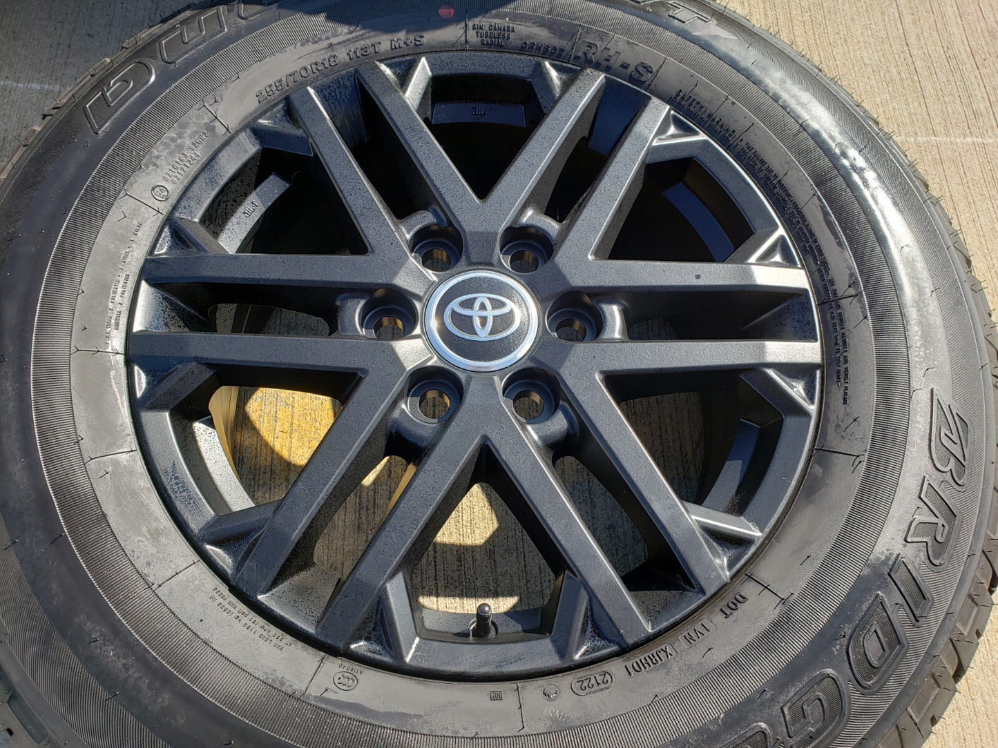 18" Toyota Tundra TRD OEM wheels rims 75281 black Sequoia LX600 2025 2026 NEW