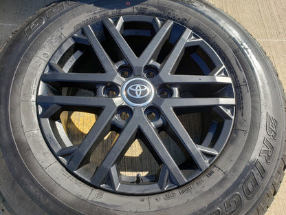 18" Toyota Tundra TRD OEM wheels rims 75281 black Sequoia LX600 2025 2026 NEW