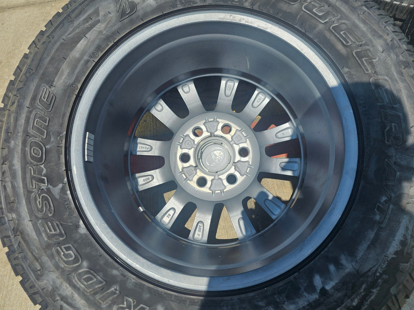 18" Toyota Land Cruiser OEM wheels rims tires Tundra Sequoia NEW BRIDGESTONE