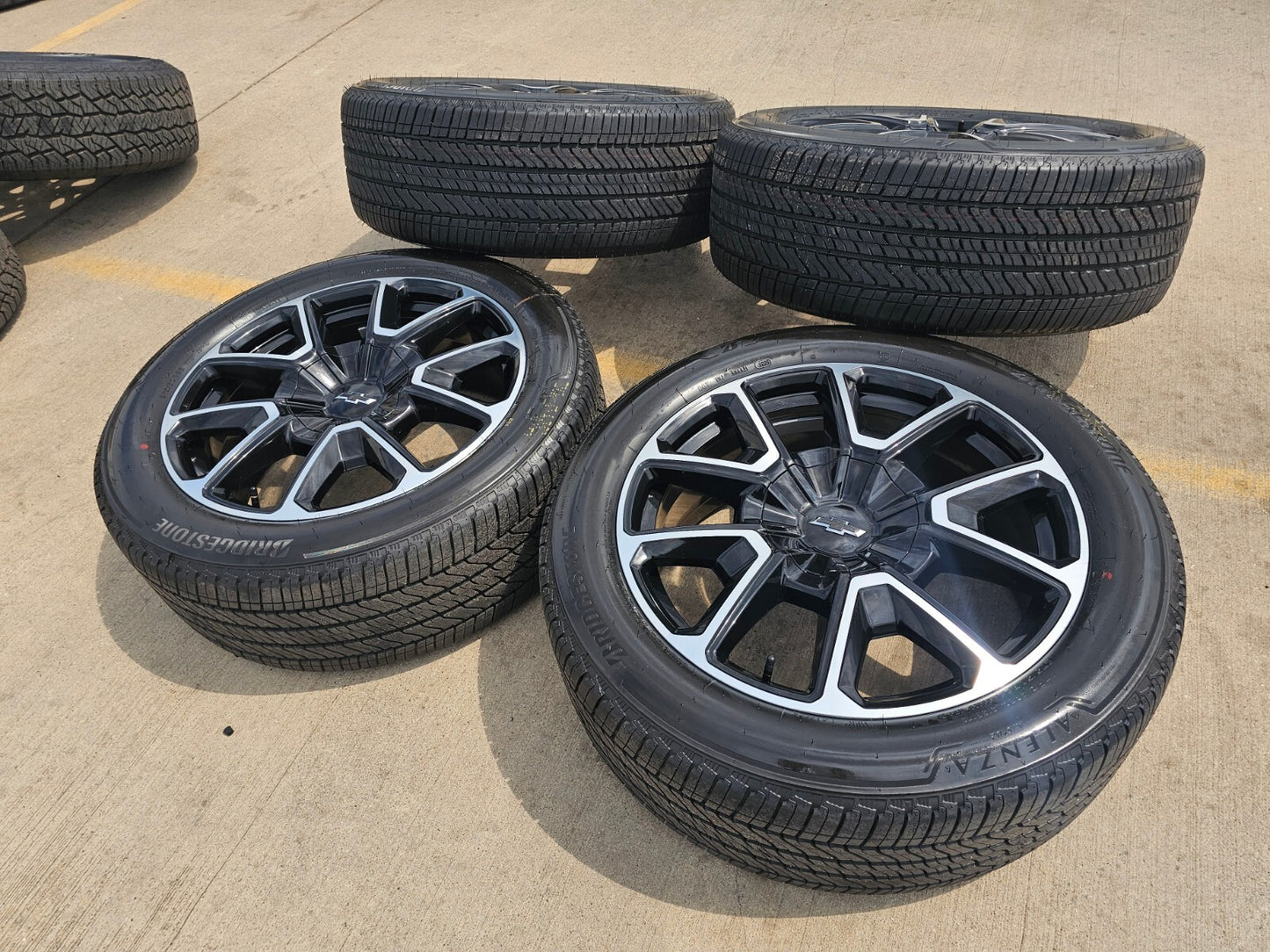 22" Chevy Tahoe Silverado RST OEM 14035 wheels rims 2024 2025 2026 NEW