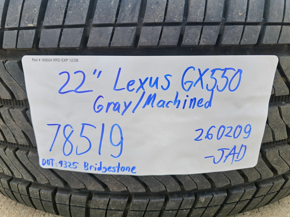22" Lexus GX550 LX600 OEM wheels rims Toyota Land Cruiser Tundra 78519 SET NEW