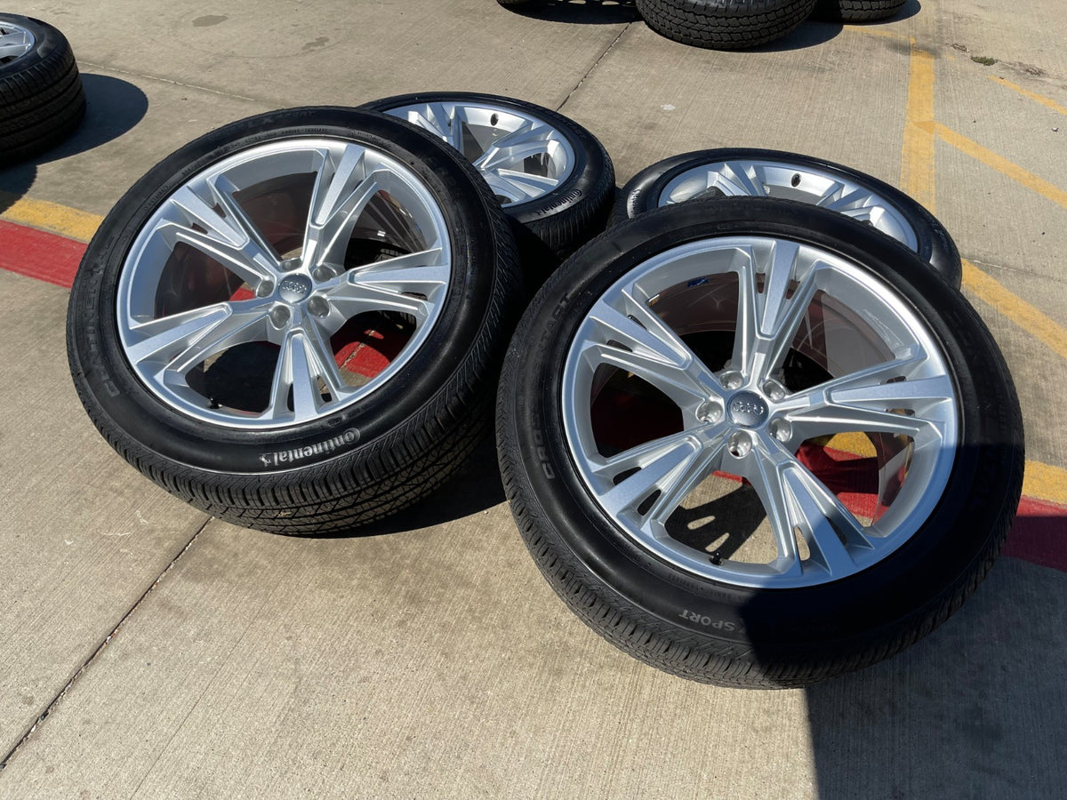21" 21x10 Audi SQ5 SQ7 SQ8 OEM 59063 wheels rims Q7 Q8 Q5 RS S SET PIRELLI NEW