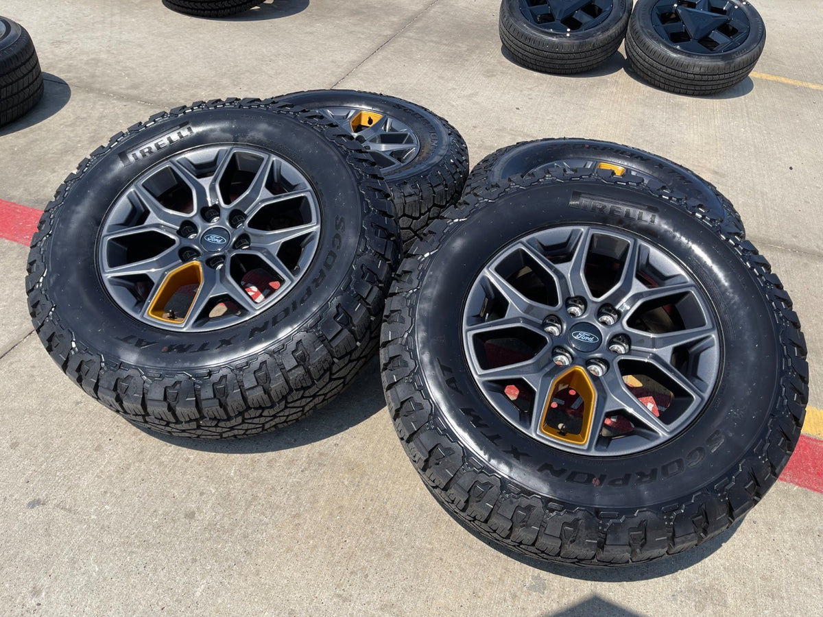 18" Ford Expedition F-150 TREMOR OEM rims wheels TIMBERLINE PIRELLI XTM NEW 2027