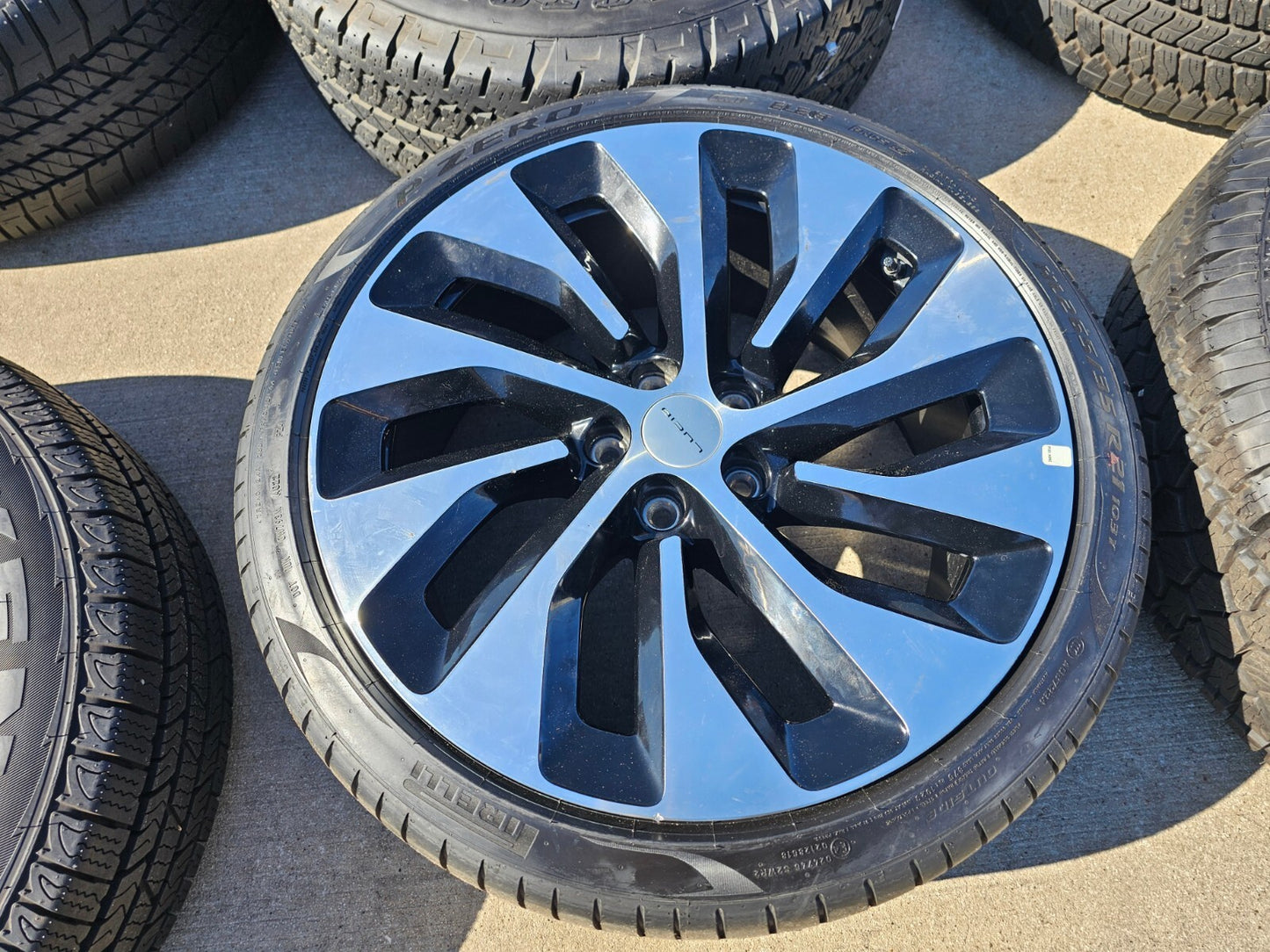 21" Lucid Air OEM Grand Touring wheel rim 5x120 spare 2023 2024 2025 2026 REAR