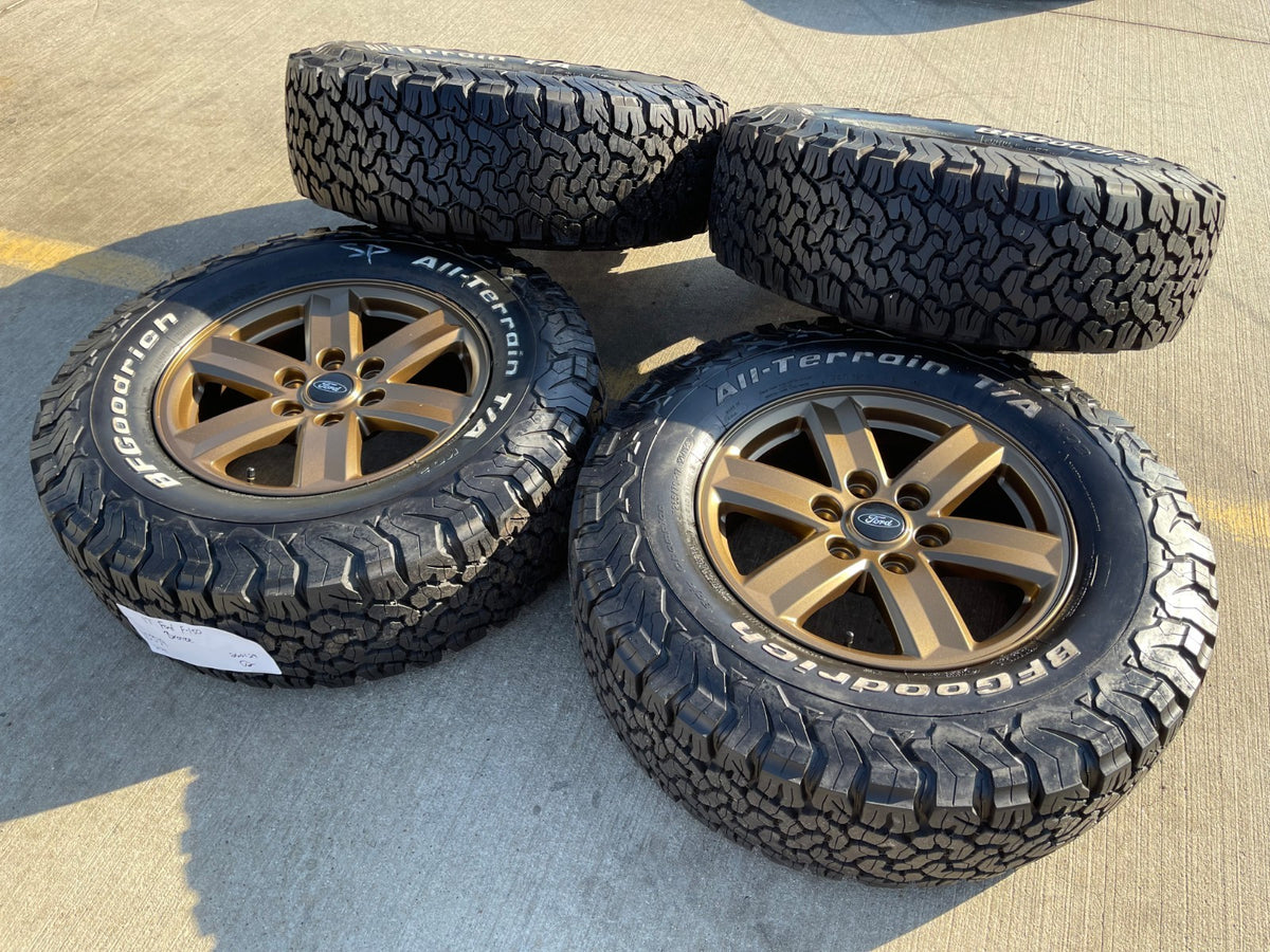17" Ford F-150 BRONZE Tremor OEM 10339 rims wheels tires BFG KO2 A/T NEW