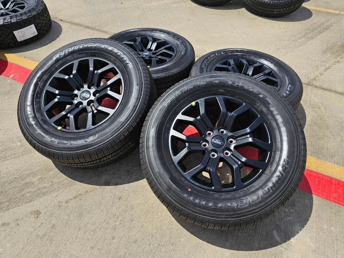 18" Ford F-150 TREMOR OEM rims wheels 10342 95351 SET Expedition BRIDGESTONE NEW
