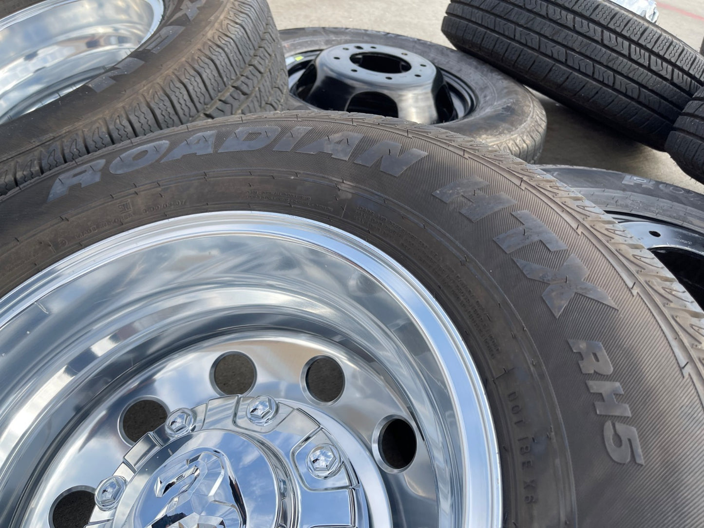 17" Dodge Ram 3500 Dually Laramie 8x200 wheels rims 2701 2702 OEM NEXEN