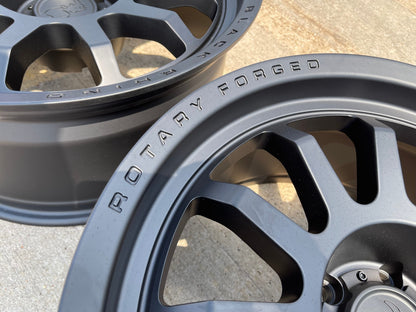 (1) 20" 20x9.5 Black Rhino Rapid RF Jeep Wrangler Gladiator wheel rim NEW